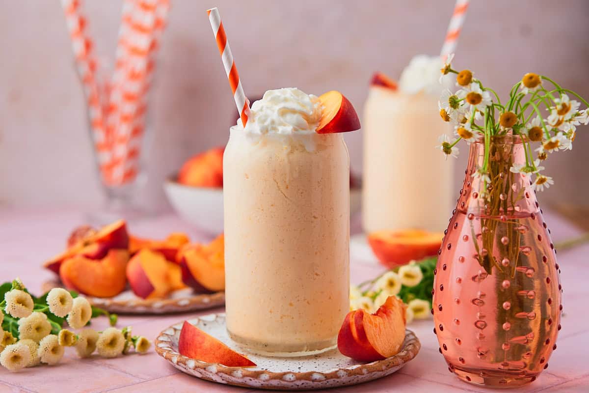 Peach Milkshake Recipe (Chick-Fil-A Copycat)