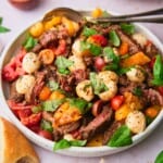 Steak Caprese.