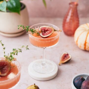 Fig Cocktail with Vodka.