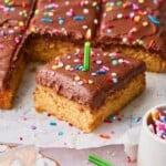 Birthday Cake Sheet Cake.
