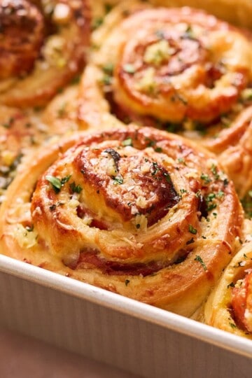 Ham and Cheese Rolls.