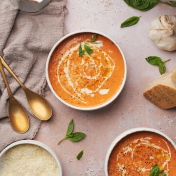 Creamy Roasted Tomato Soup.
