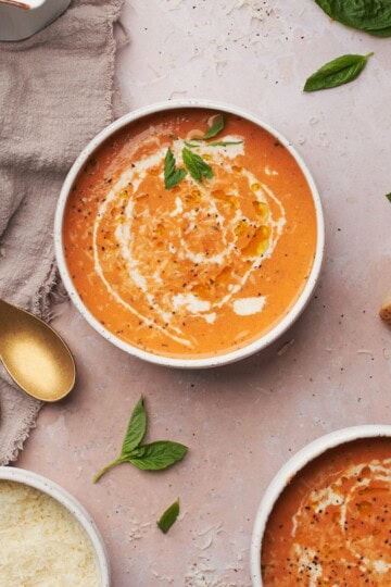 Creamy Roasted Tomato Soup.