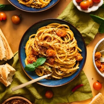 Sungold tomato pasta.