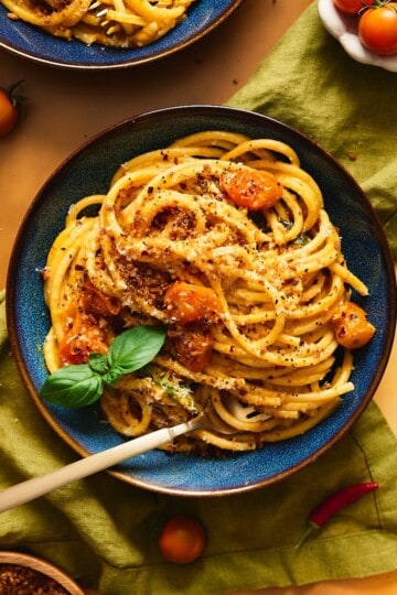 Sungold tomato pasta.