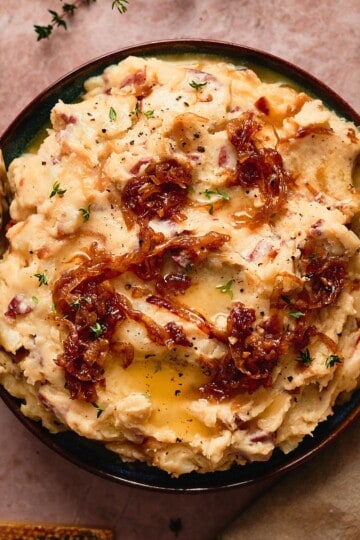 French onion mashed potatoes.