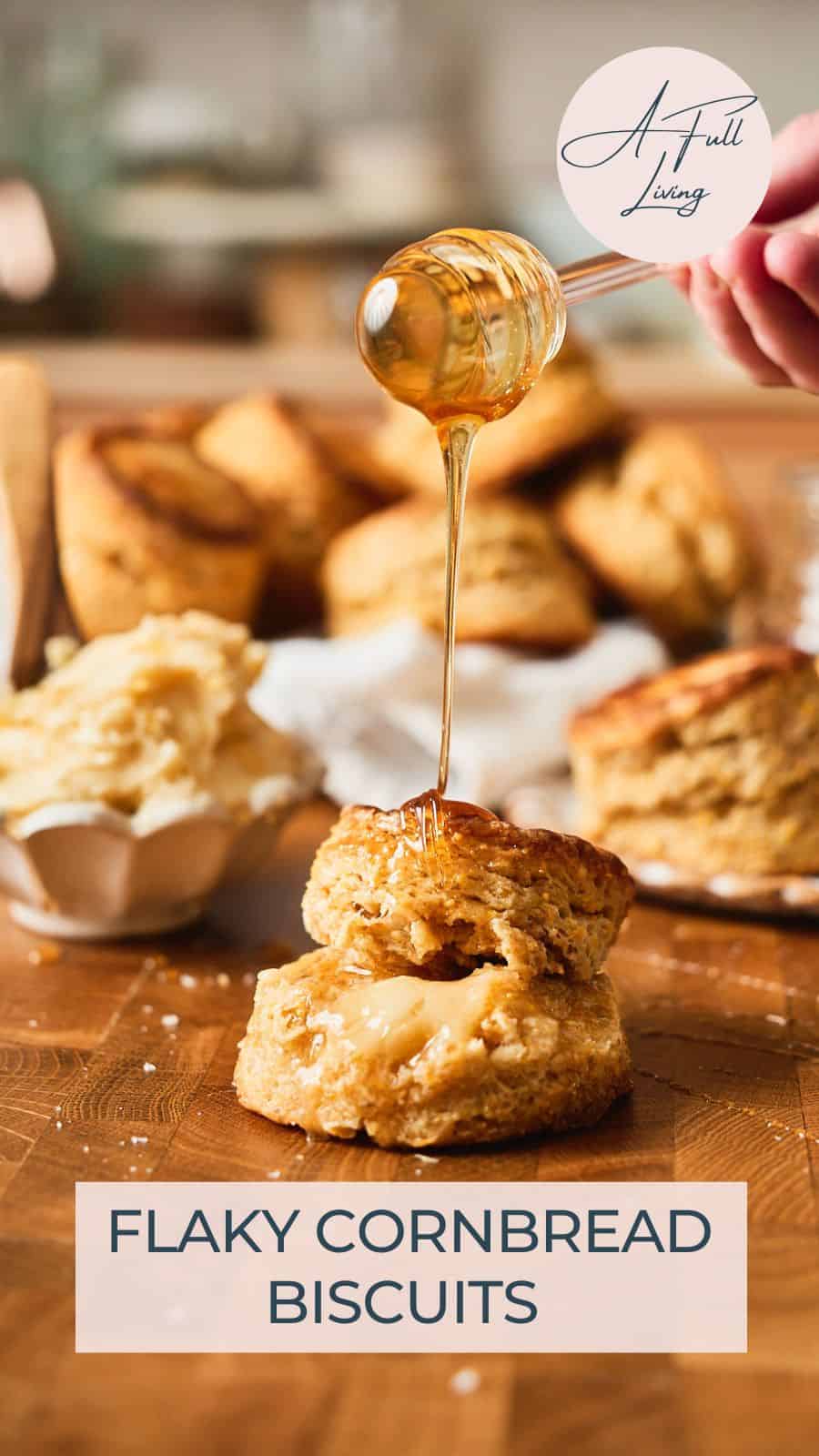 Flaky Cornbread Biscuits