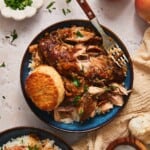 Smothered turkey wings.