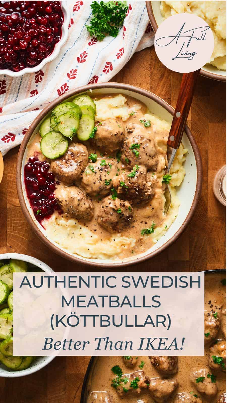 Authentic Swedish Meatballs.