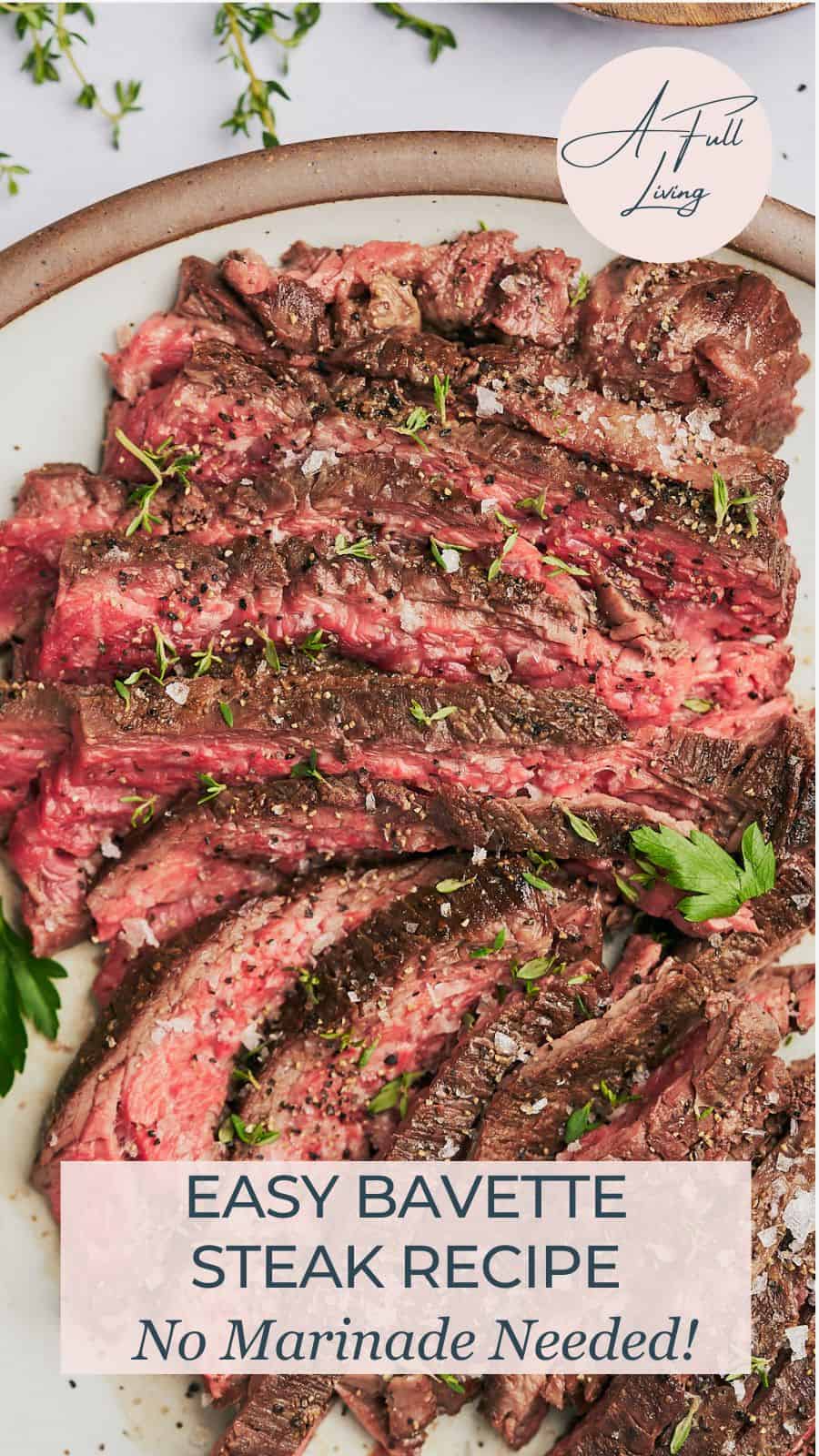Bavette Steak recipe.