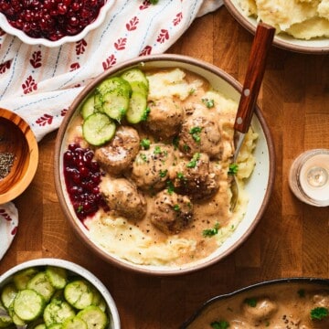 Classic Swedish Meatballs.