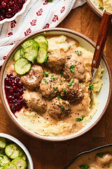 Classic Swedish Meatballs.