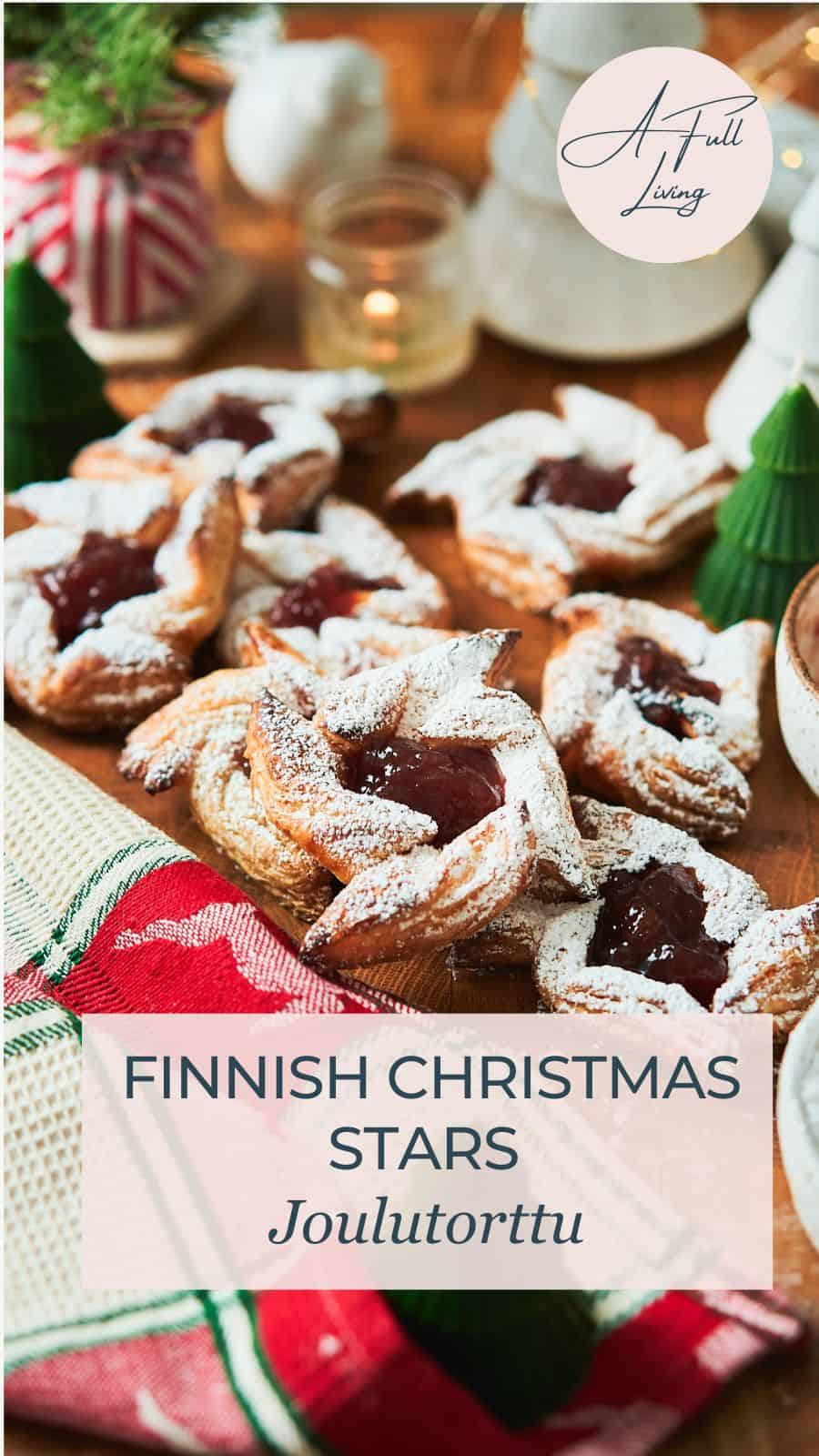 Finnish Christmas Stars Joulutorttu.