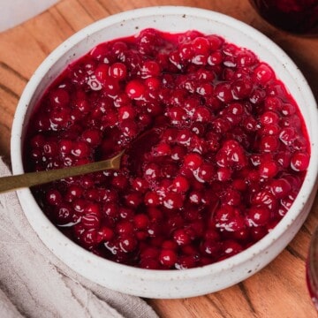 lingonberry jam sauce.