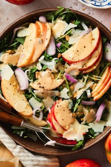Arugula Apple Salad.