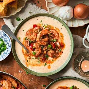 Cajun Shrimp and Grits.