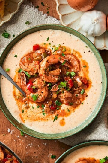 Cajun Shrimp and Grits.