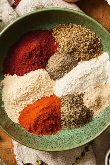 Homemade Cajun seasoning recipe.