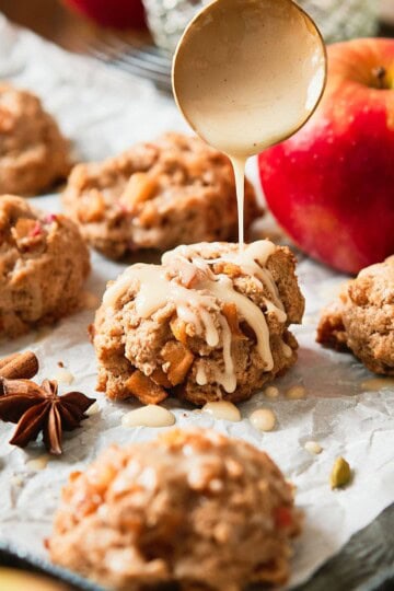 Cinnamon Apple Drop Biscuits.