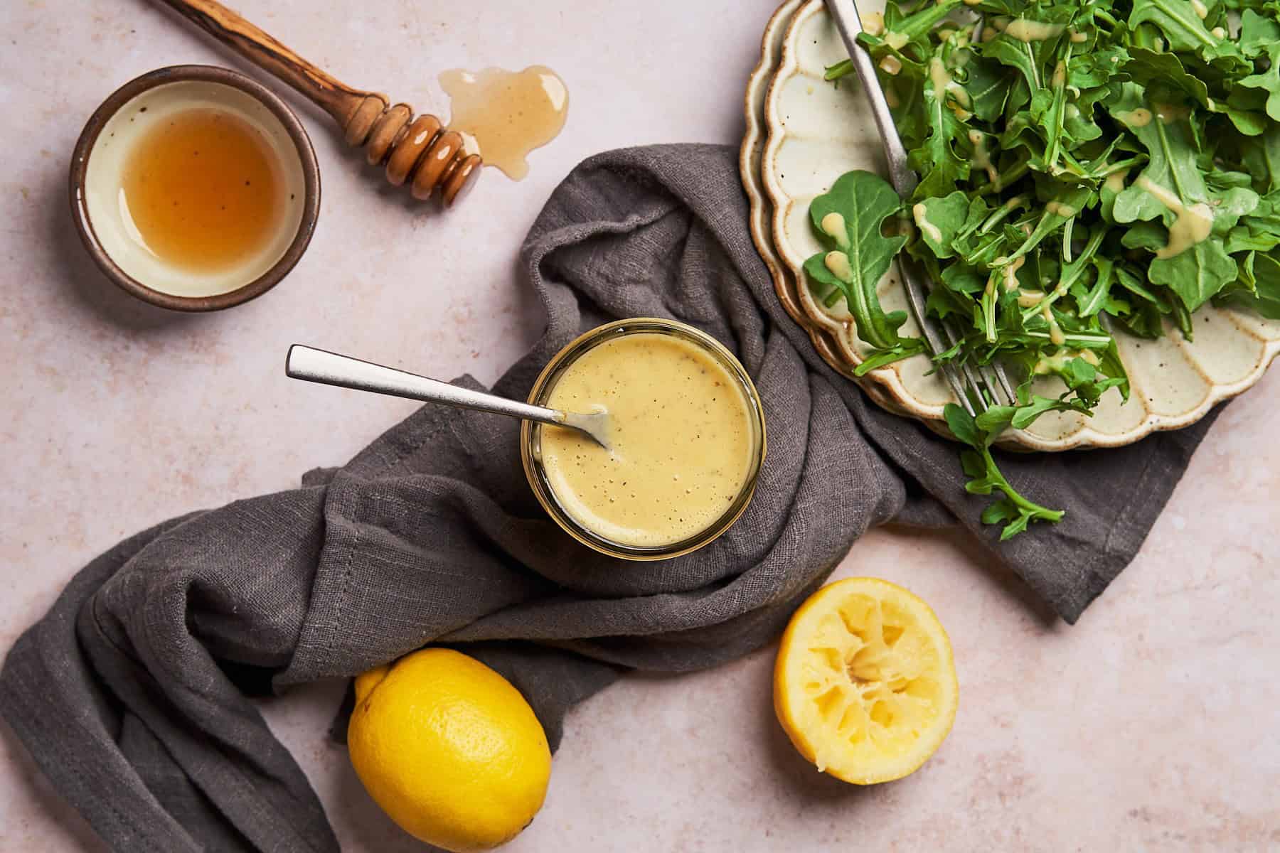 Homemade Honey Lemon Vinaigrette Recipe (5-Minute!) - A Full Living