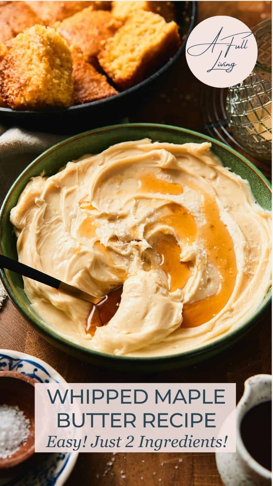 Whipped maple butter recipe.