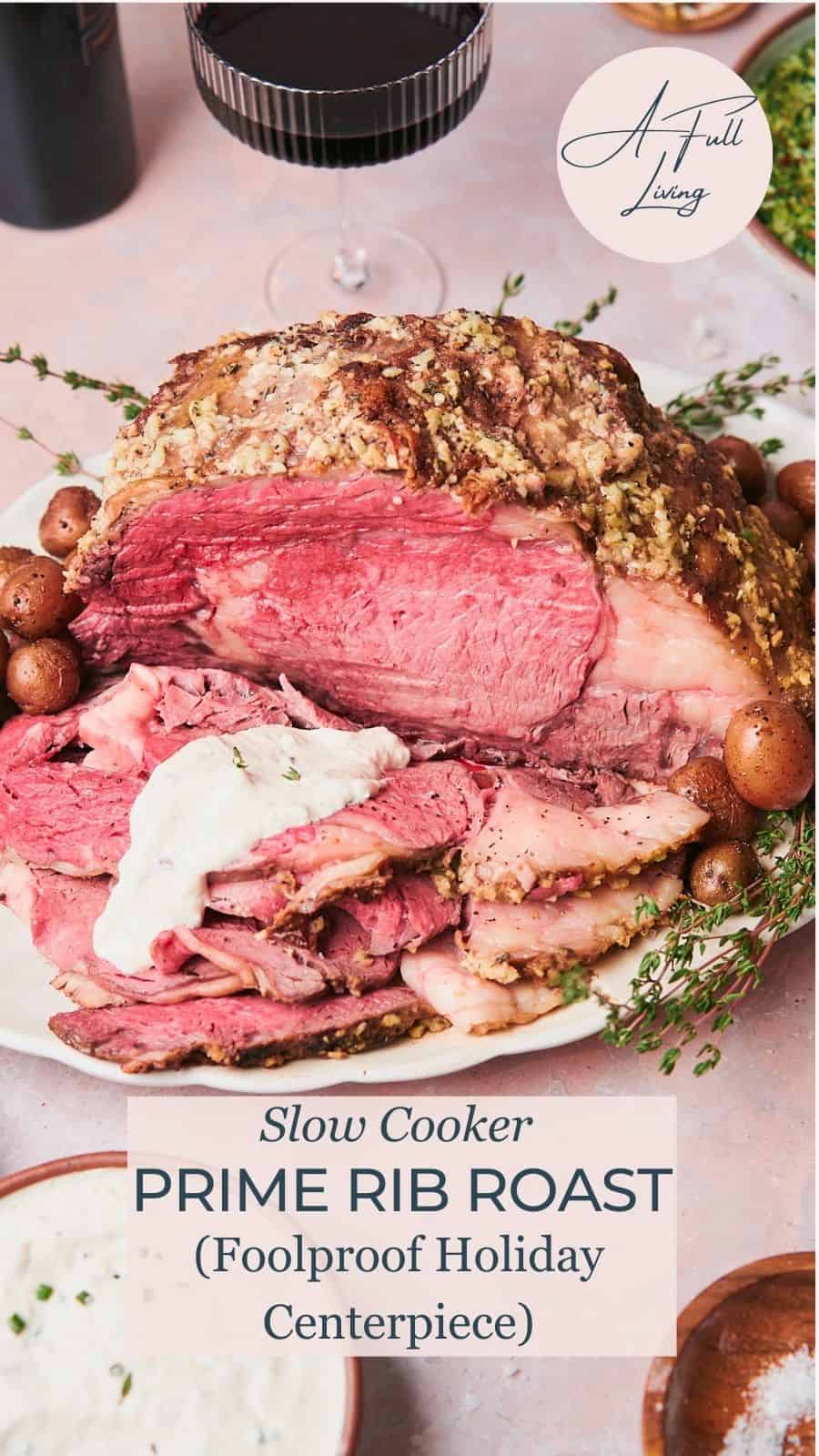 Slow Cooker Prime Rib Recipe.